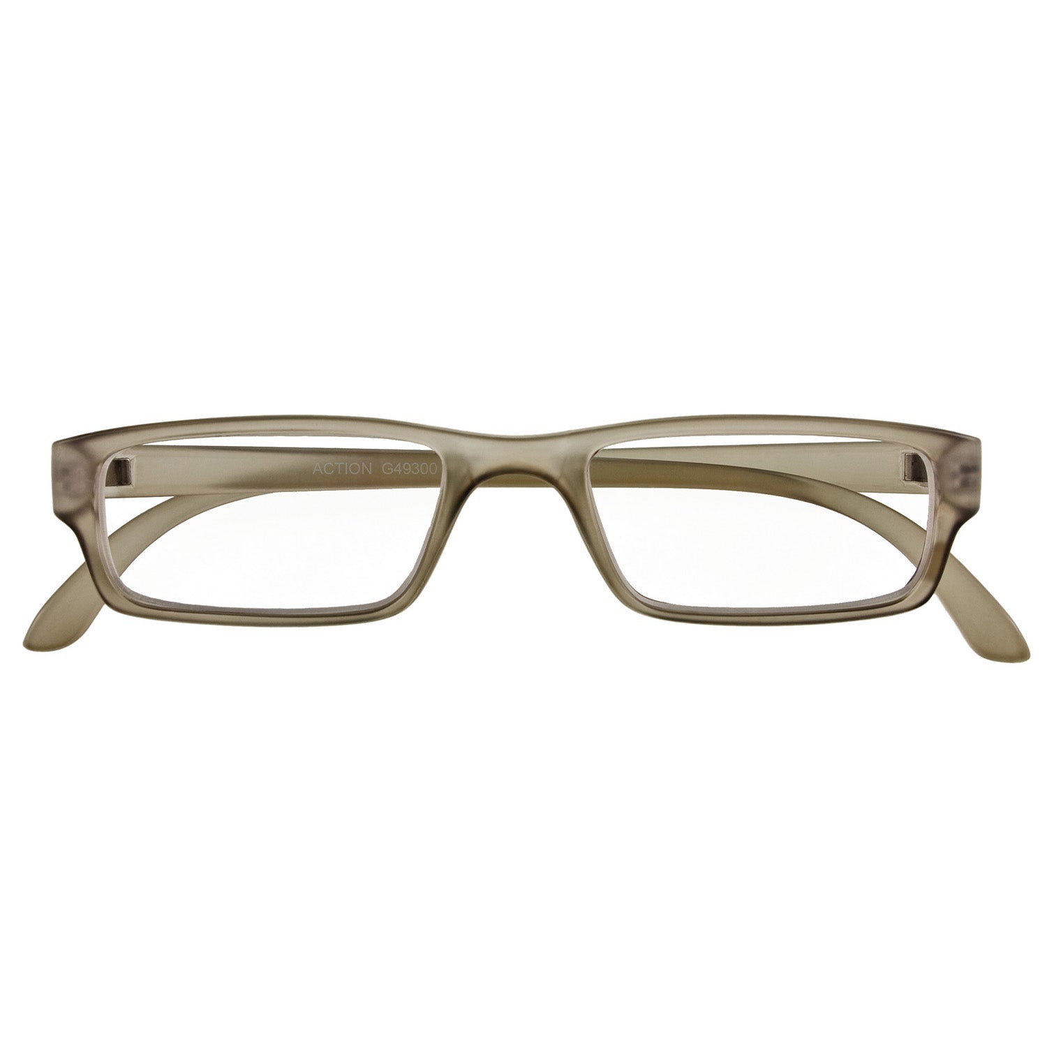 I NEED YOU Lesebrille -ActionMatt Grau
