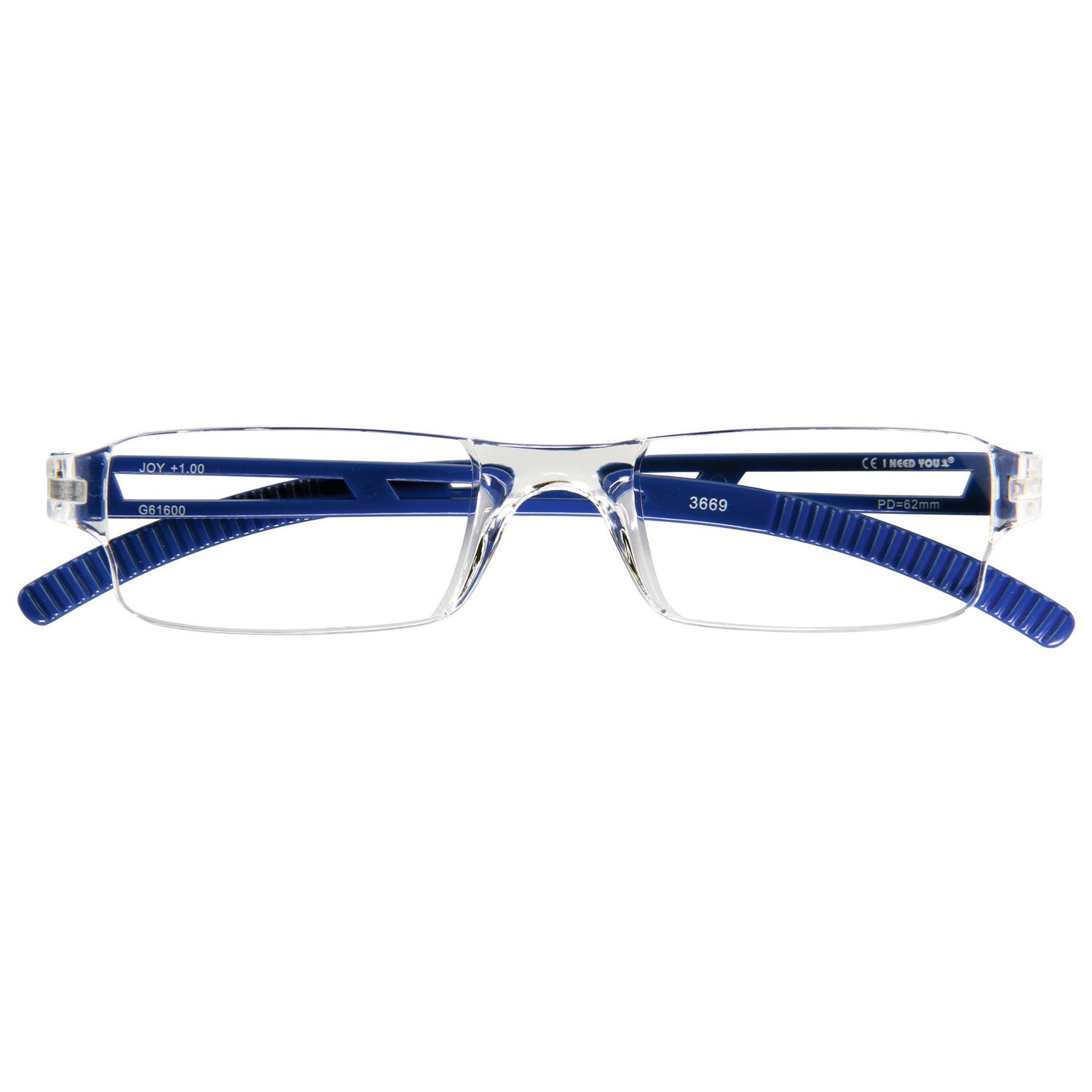 I NEED YOU Lesebrille -Joy Blau