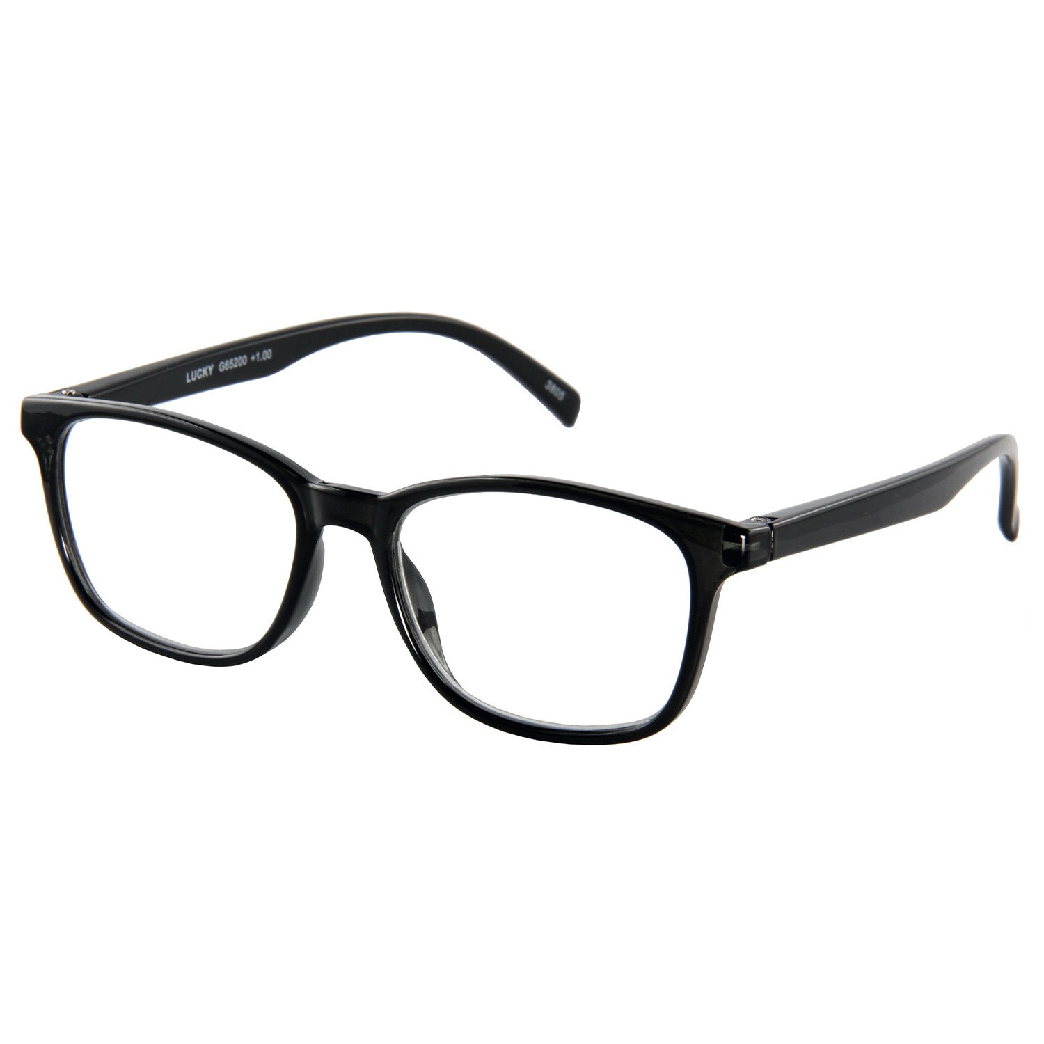 I NEED YOU Lesebrille -Lucky Schwarz Seite