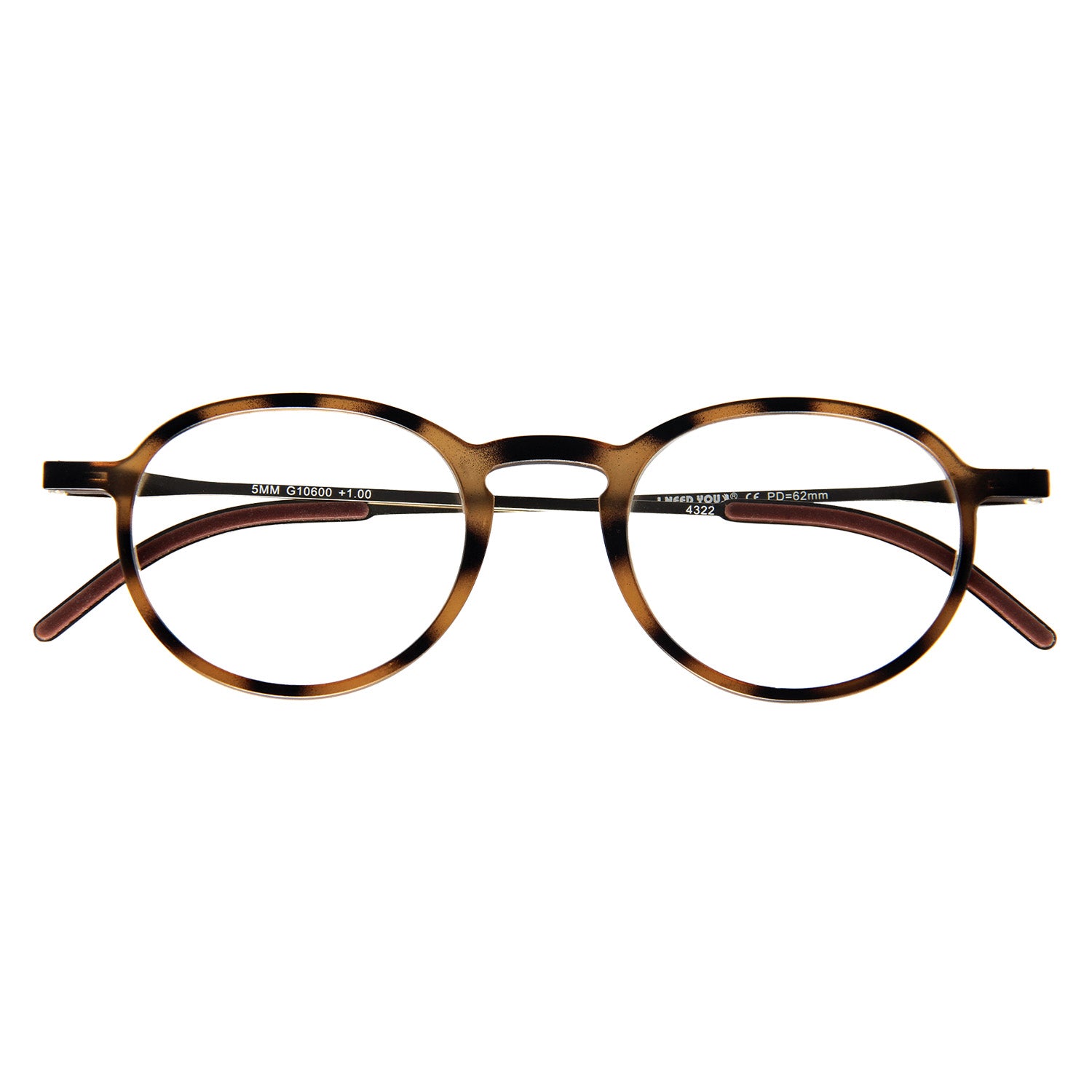 I NEED YOU Lesebrille -5MM Havanna