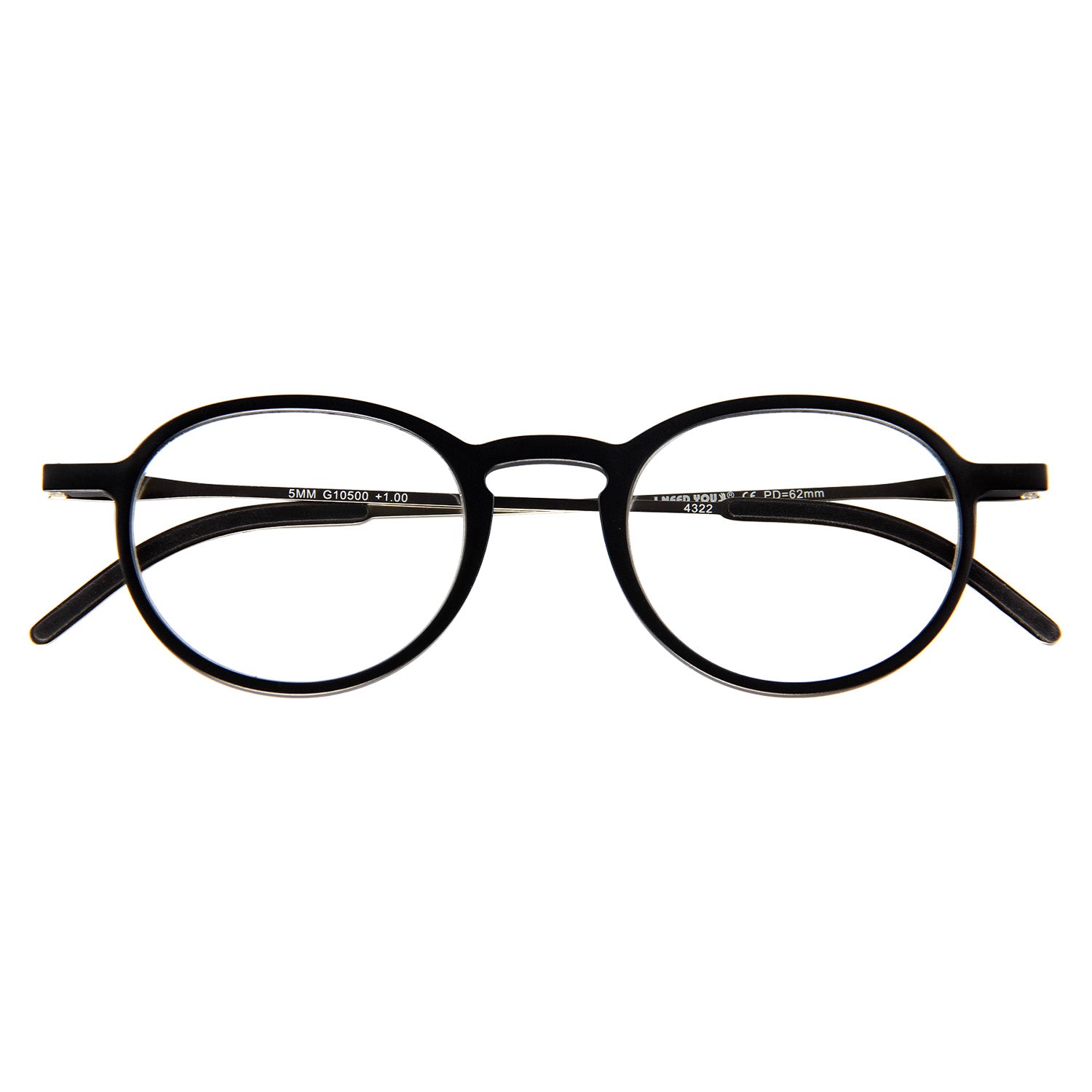 I NEED YOU Lesebrille -5MM Schwarz