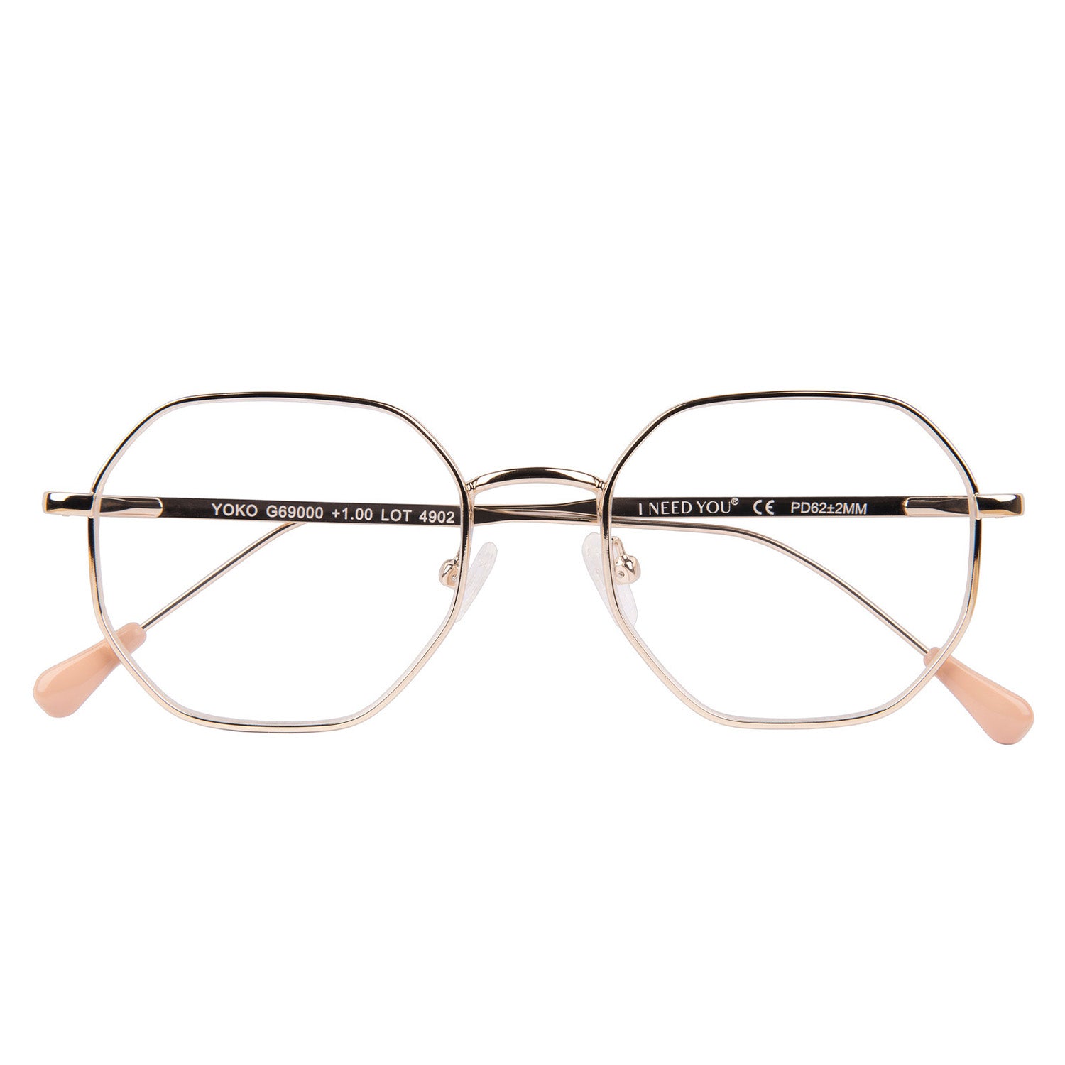 I NEED YOU Lesebrille -Yoko Gold