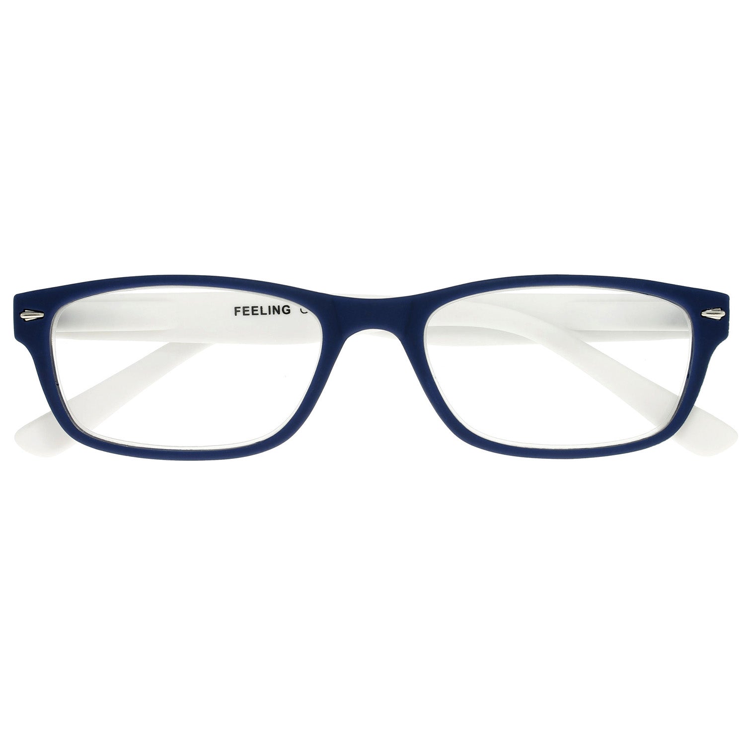 I NEED YOU Lesebrille -Feeling Blau-Weiss