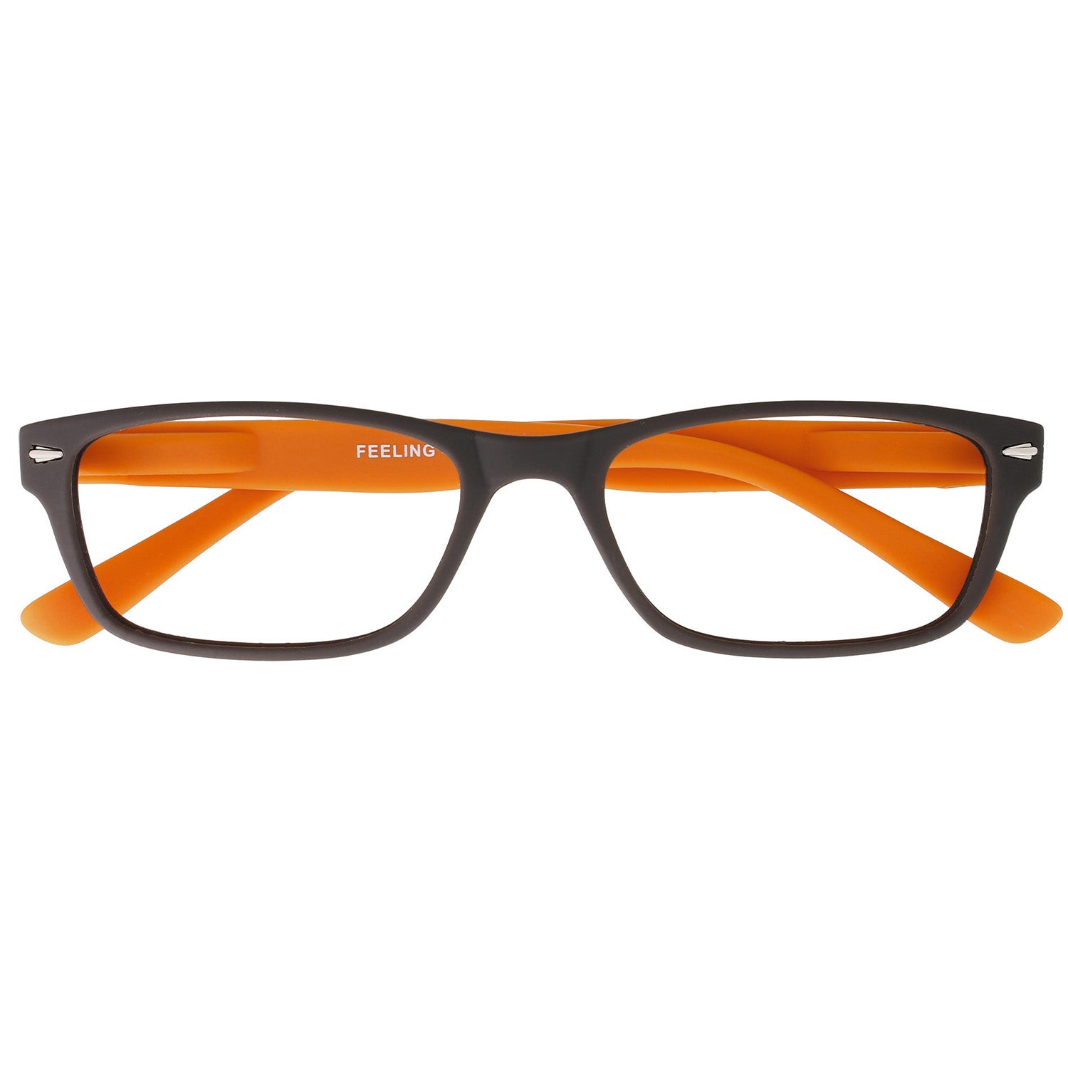 I NEED YOU Lesebrille -Feeling Braun-Orange
