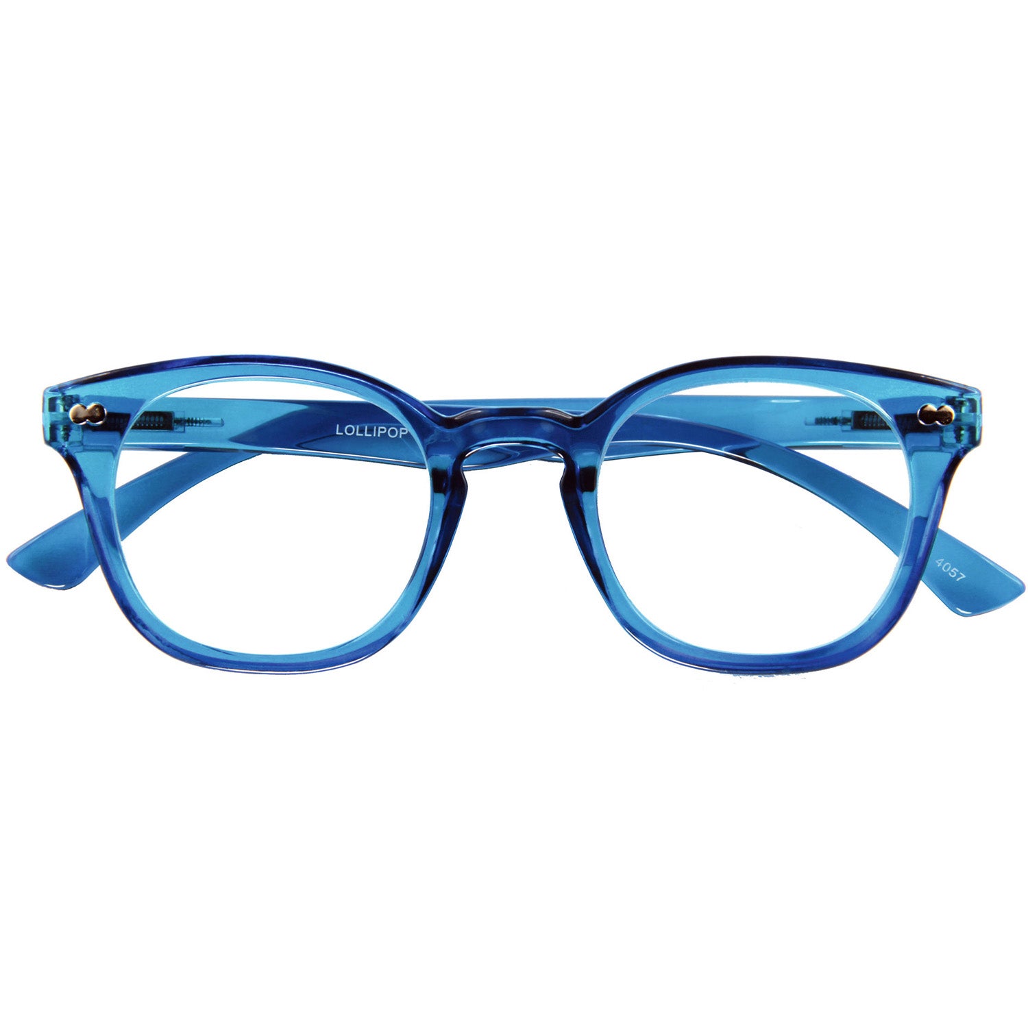 I NEED YOU Lesebrille -Lollipop Blau