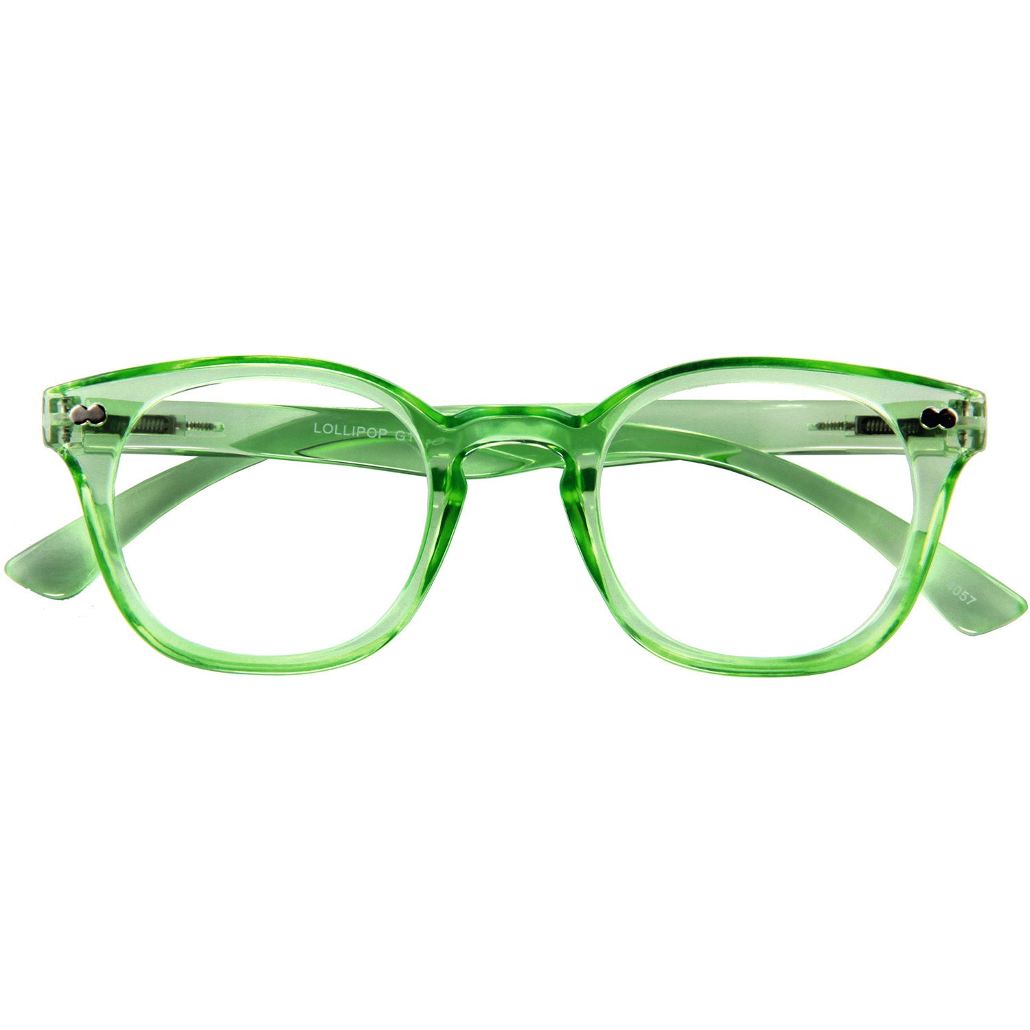 I NEED YOU Lesebrille -Lollipop Grün