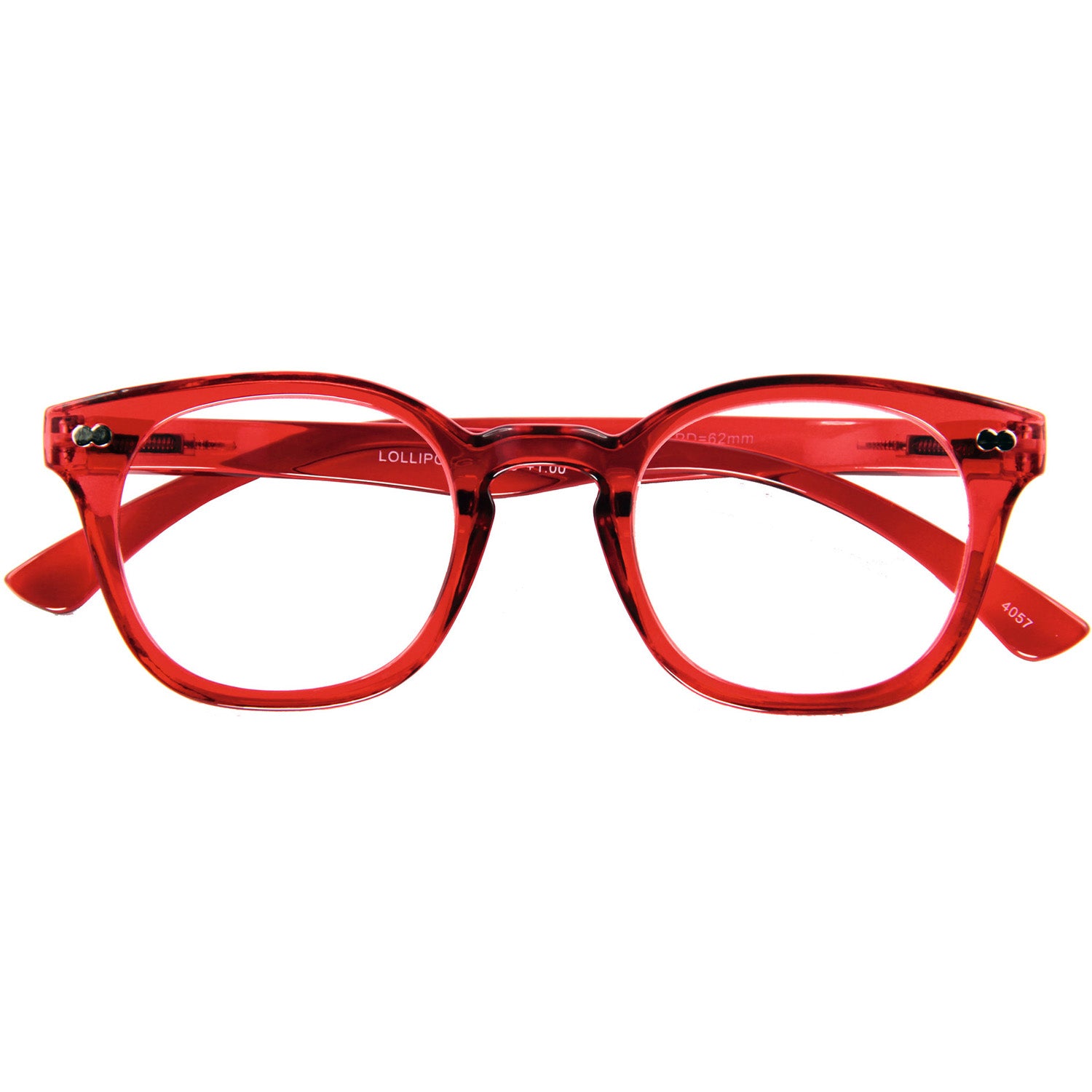 I NEED YOU Lesebrille -Lollipop Rot