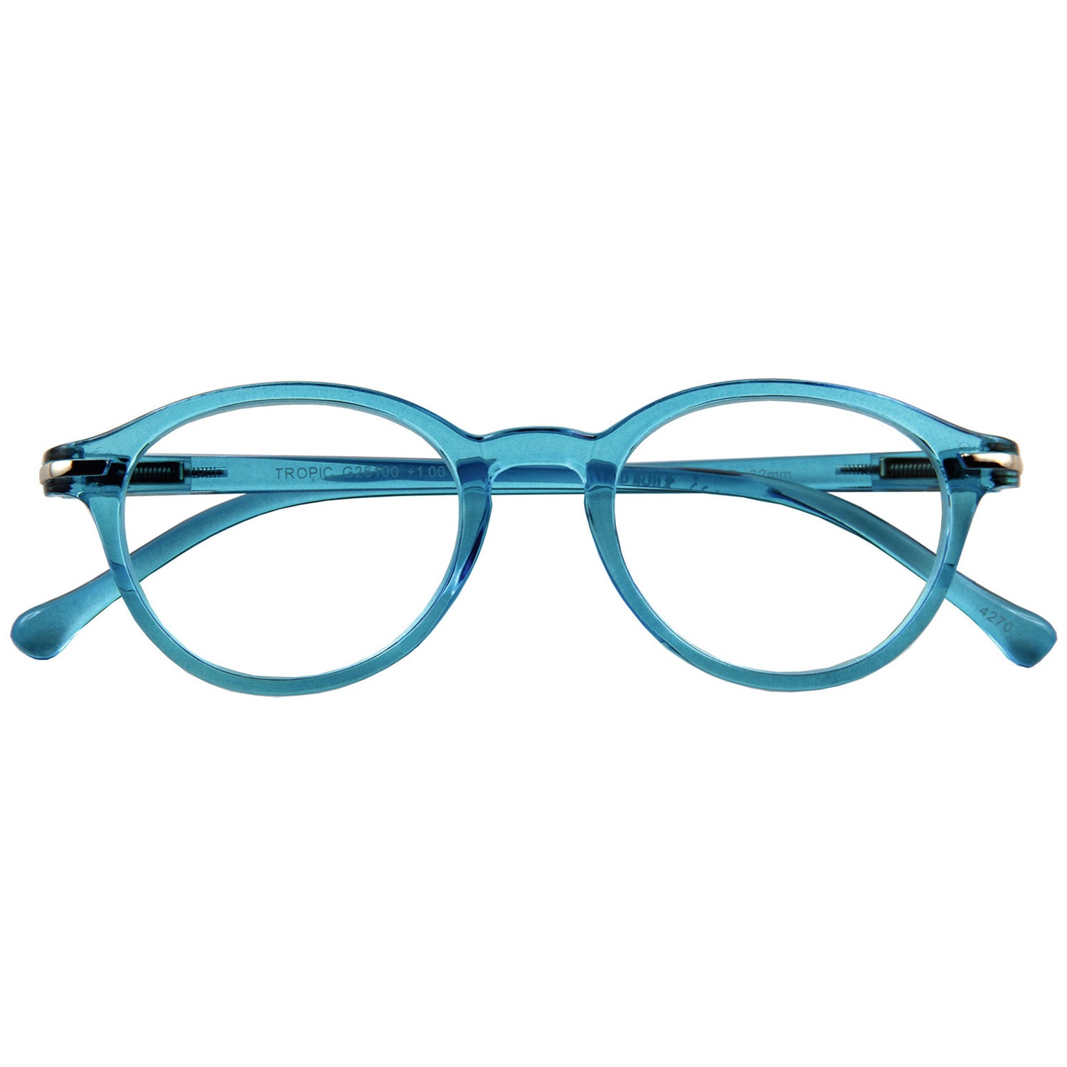 I NEED YOU Lesebrille -Tropic Blau