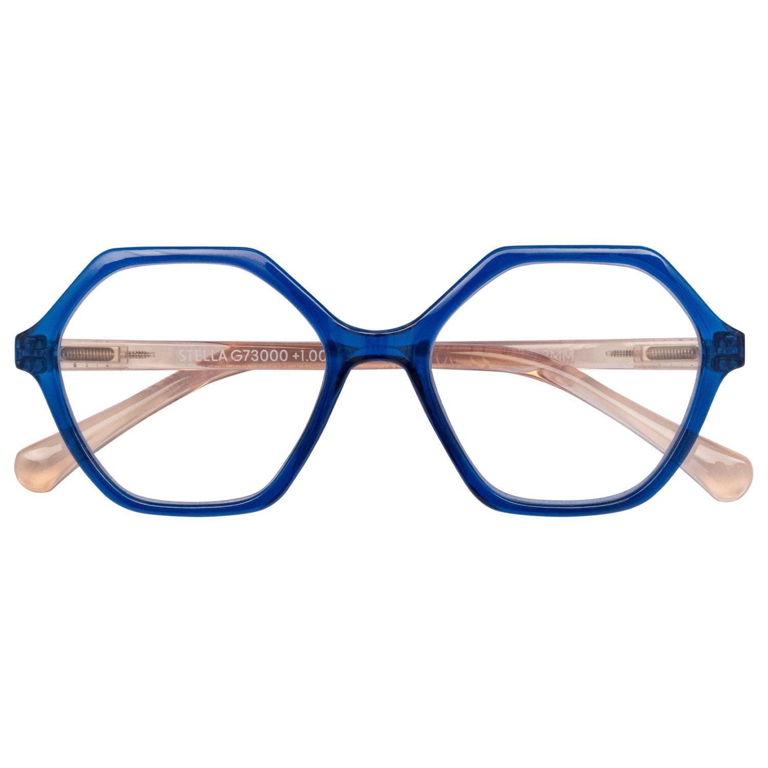 I NEED YOU Lesebrille - Stella Blau-Beige